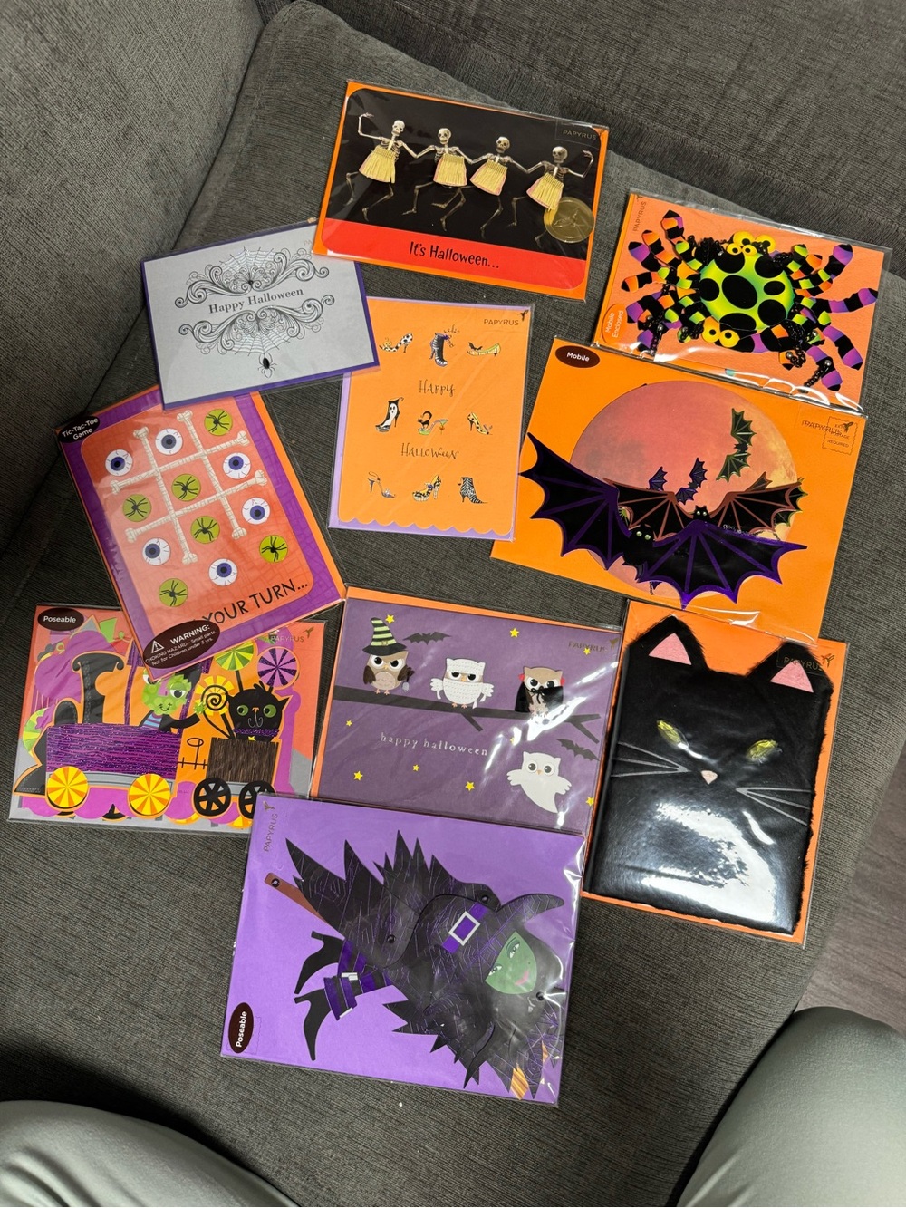 Halloween Papyrus Cards